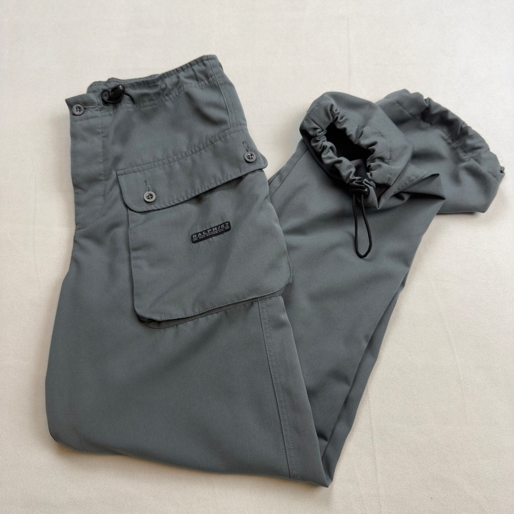 VTG Ralph Ralph Lauren/67 Dry Goods Women's Small Utility Cargo‎ Pants Gray Y2K